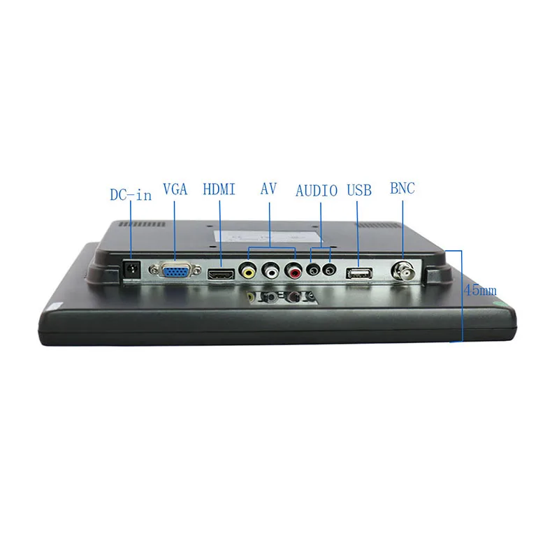 Рабочий стол ZHIXIANDA 10 4 дюйма с BNC HDMI AV VGA USB входом промышленный монитор|Мониторы| |