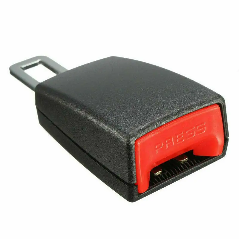 

Black Extender Extension For Safety Seat Belt Buckle Alarm Stopper Safety Belt Buckle Lock Extension 110 Grams