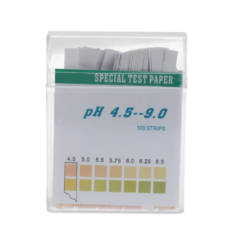 

100 Strip 4.5-9 PH Alkaline Acid Indicator Paper Water Saliva Litmus Testing Kit