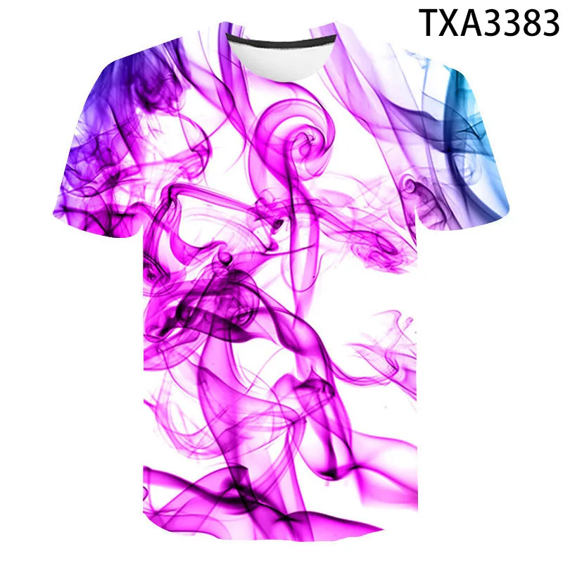 

2020 New Summer 3D T Shirts Smoke Casual Men Women Children Fashion Short Sleeve Boy girl Kids Printed T-shirt Tops Tee