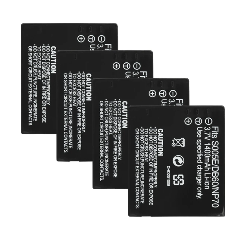 Аккумулятор для фотоаппарата Panasonic Lumix CGA S005 LX1 LX2 LX3 FX01 FX07 FX100 1400 мАч CGAS005E