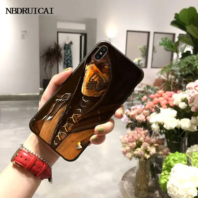 

NBDRUICAI Mortal Kombat Custom Photo Soft Phone Case for iPhone 11 pro XS MAX 8 7 6 6S Plus X 5S SE XR case