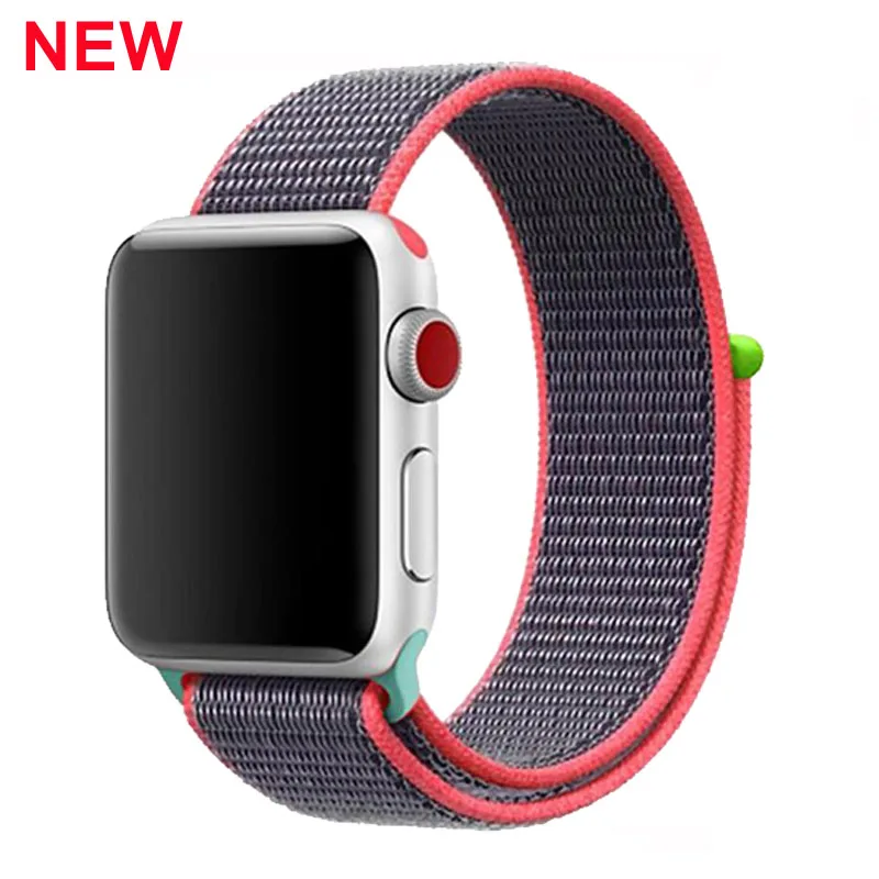Ремешок для Apple Watch 42 мм 38 мм 5 4 3 correa iwatch 44 мм 40 мм спортивный браслет-петля Apple watch 5 4 аксессуары 5/3/2 - Цвет ремешка: NEW 10