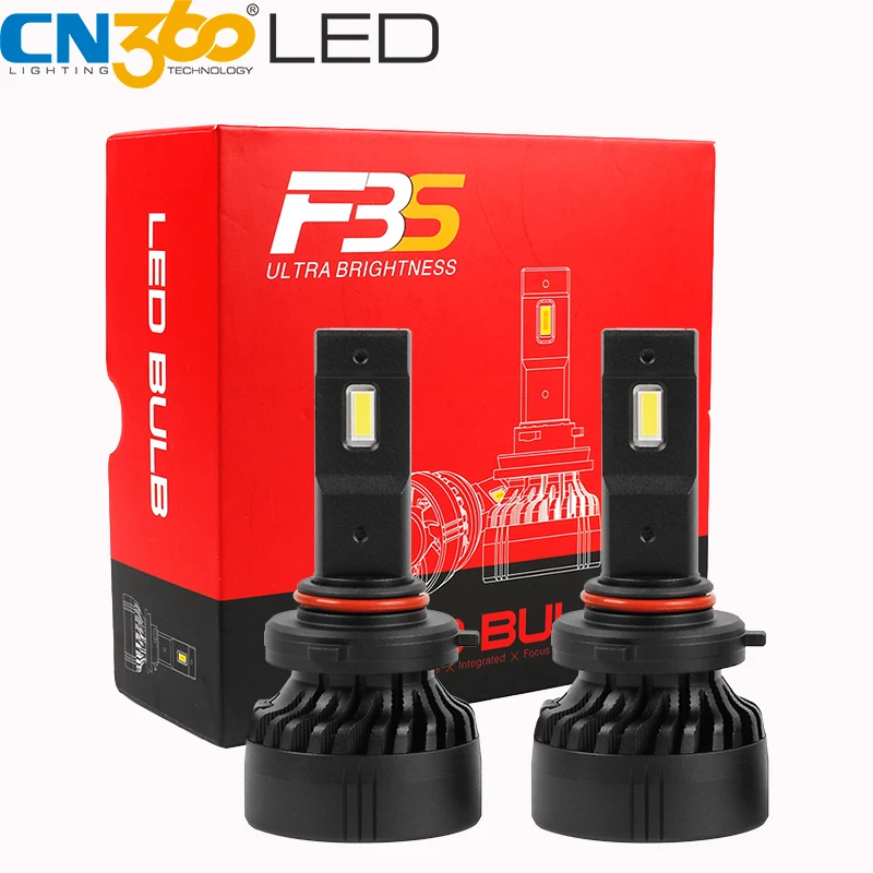 2 шт. Автомобильные светодиодные лампы CANBUS 9005/HB3 9006/HB4 6500 к 12 в 45 Вт|headlight bulb|h7 ledled