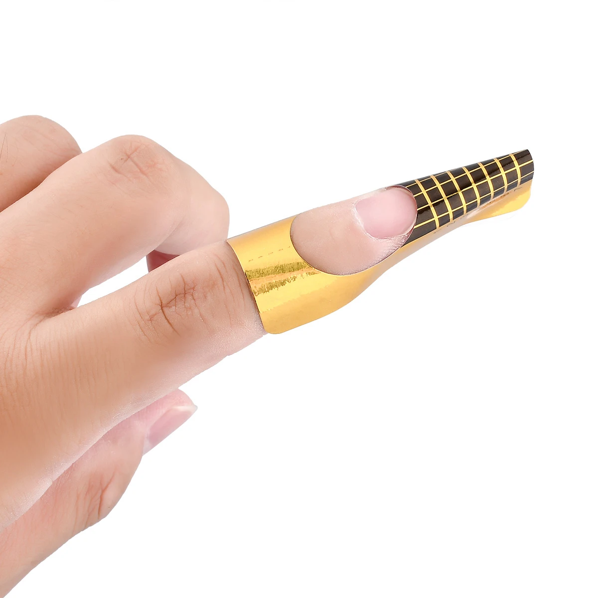 

Professional 100 Pcs Nail Forms Acrylic Curve Nail Polish Gel Protective Extension Nail Art Accessories Guide Form Tools