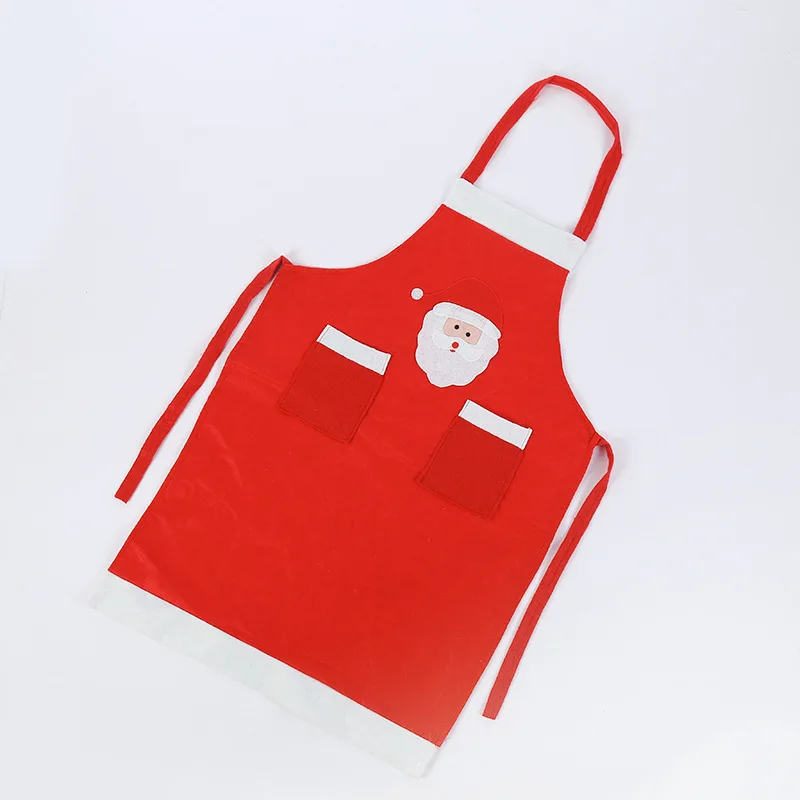 

10pcs Adjustable Apron Used for Dinner Cooking Baking House Cleaning Christmas Santa Claus Holiday Kitchen Style Decoration