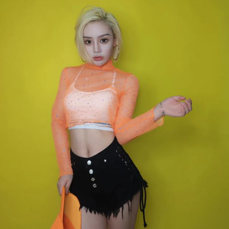 Новый женский певец бар Dj Ds сексуальный сценический костюм для ночного клуба