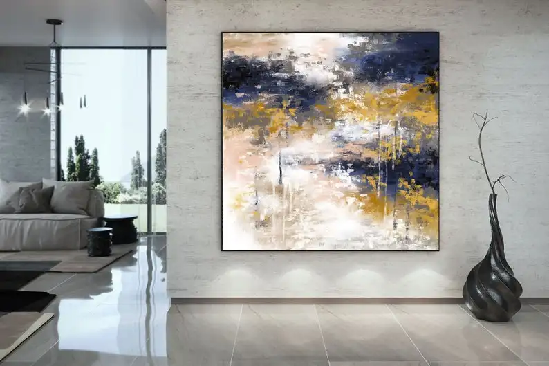 

Extra Large Wall Art Palette Knife Artwork Original Painting on Canvas Huge Size Art Modern Wall Decor Contemporary Art Abstract