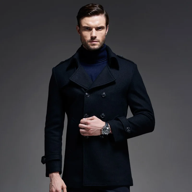 2019 зимнее новое длинное элегантное шерстяное бушлат |