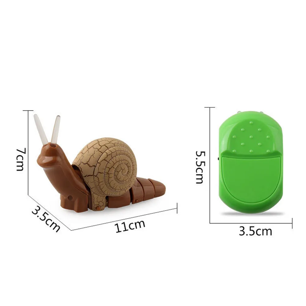 

Funny Infrared Remote Control Realistic Snail Animal Model Kids Toy Prank Prop Kids Educational Toys for Children Gift