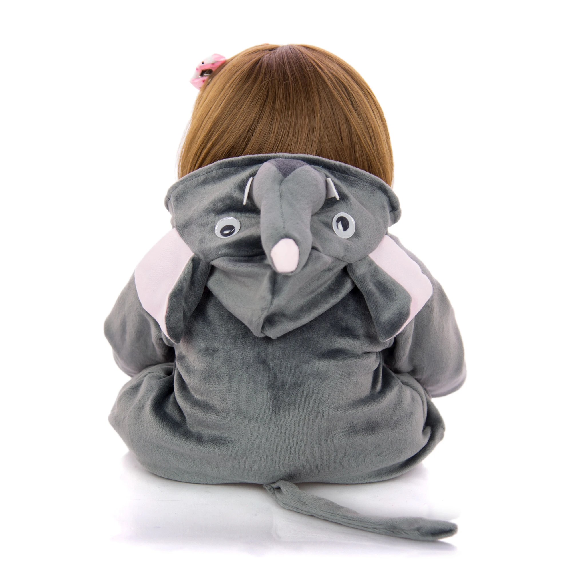 Мягкие силиконовые куклы-Младенцы KEIUMI 18 дюймов мультяшная игрушка-слон так