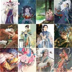 Алмазная 5D картина сделай сам, полноформатная круглая вышивка с квадратными стразами, с рисунком пекинской оперы, девушка, ручная работа, домашний декор, подарок