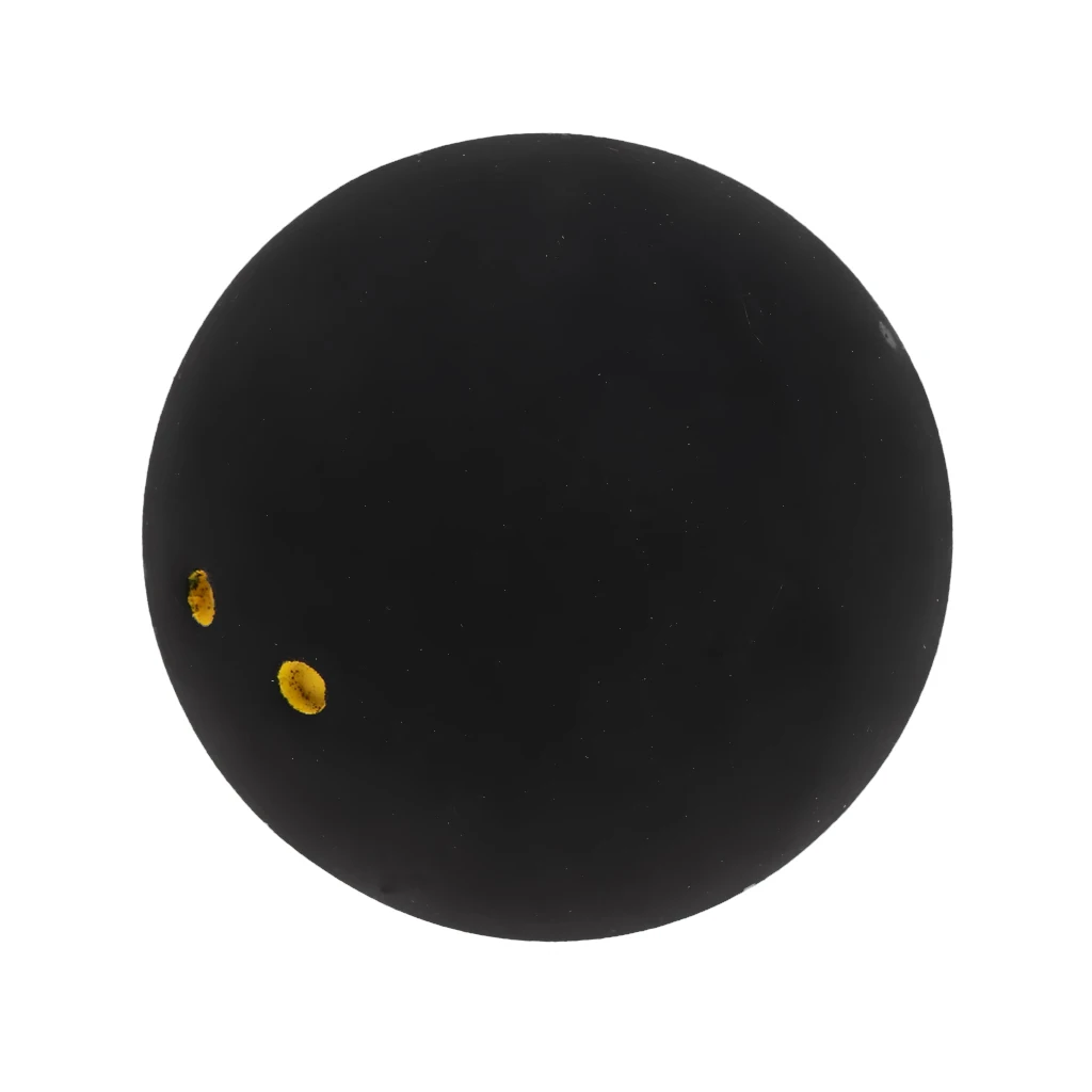 Портативные резиновые двойные желтые мячи в горошек тренировочные для