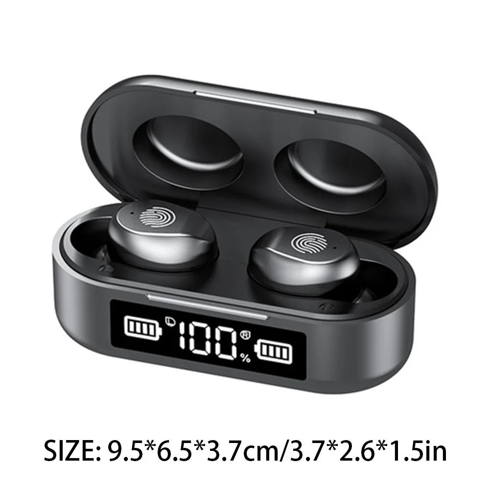 

TWS Bluetooth Wireless Headphones Sports Waterproof Earbuds Bluetooth 5.0 Earphone With Microphones Touch Control HiFi Headsets