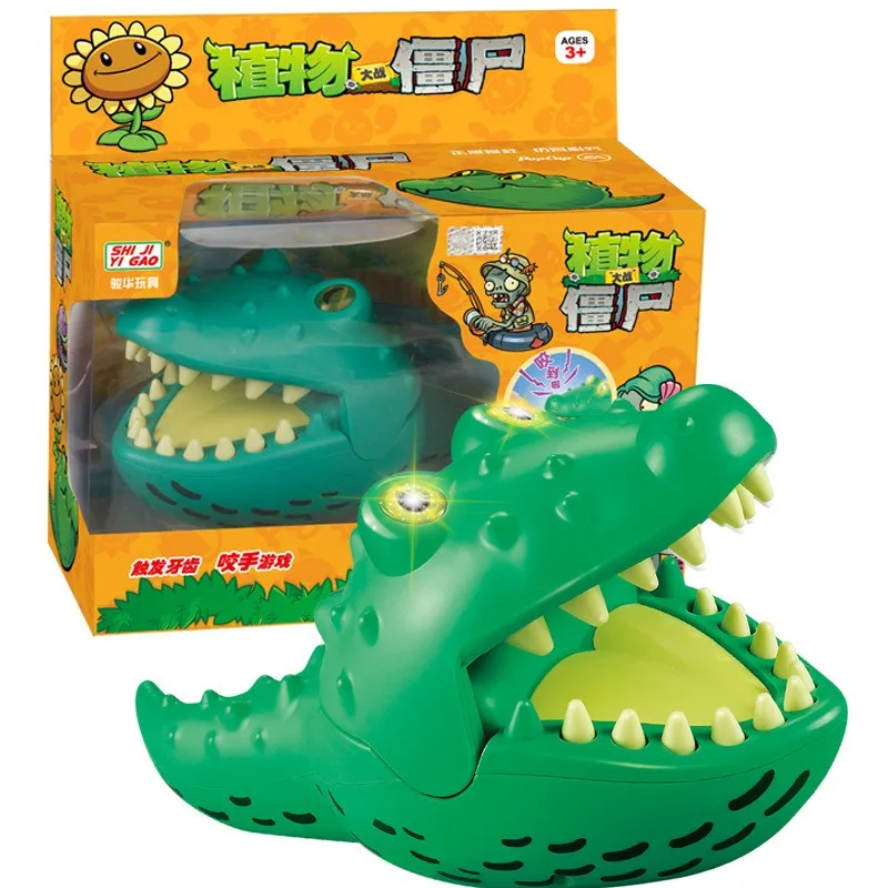 

Plants Vs. Zombies Action Figure Game Character Model Bite Hand Toy Big Mouth Flower Mechanical Shark Kids Christmas Gift
