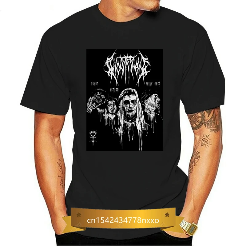 

Mens GHOSTEMANE World Tour 2017 Dates Music Cotton T shirts Black