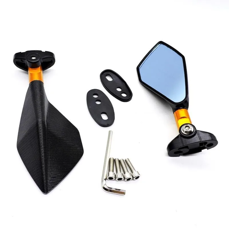 

Motorcycle Rearview Mirror CNC Modified Sports Car Mirror Cool Rearview Mirror BlueGlass Rearview Mirror Retroreflector