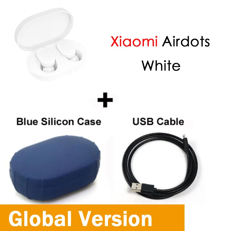 G white n D-B n cab Оригинальные Xiao mi Red mi AirDots Bluetooth наушники Молодежная версия стерео mi ni Беспроводная Bluetooth 5,0 гарнитура с mi c наушниками - Цвет: G white n D-B n cab