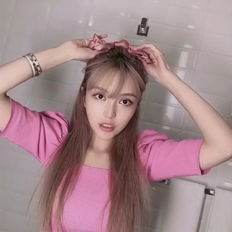 Ручной работы Многоцветный сатин с большим бантом из ленты для волос на каждый