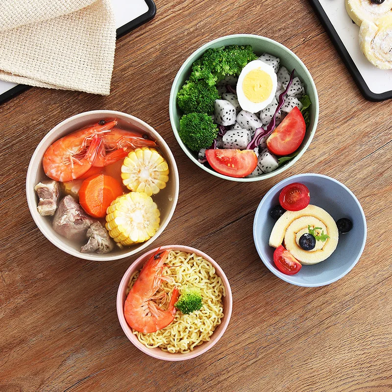 Миска из пшеничной соломы 4 шт.|Чаши| |