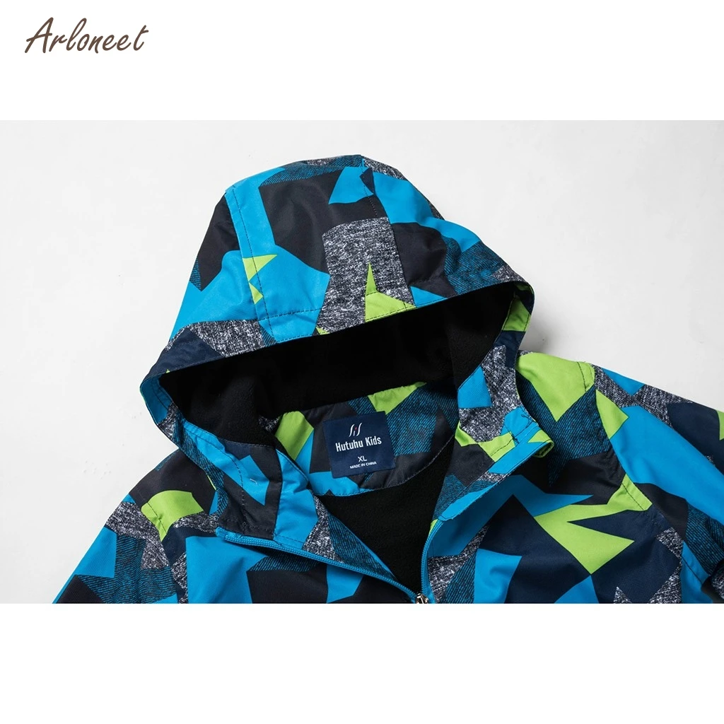 

ARLONEET Children Kids Winter Coat Hooded Baby Jackets Outdoor Waterproof With Hoodie Keep warm Coat Baby Outwear 3-8 Years