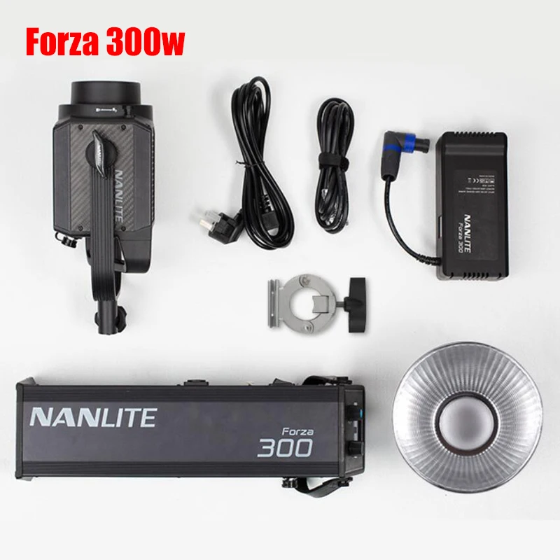 NANLITE Forza300w 300w NanGuang Forza300 светодиодный фотографический светильник ing 5600K 2 4G