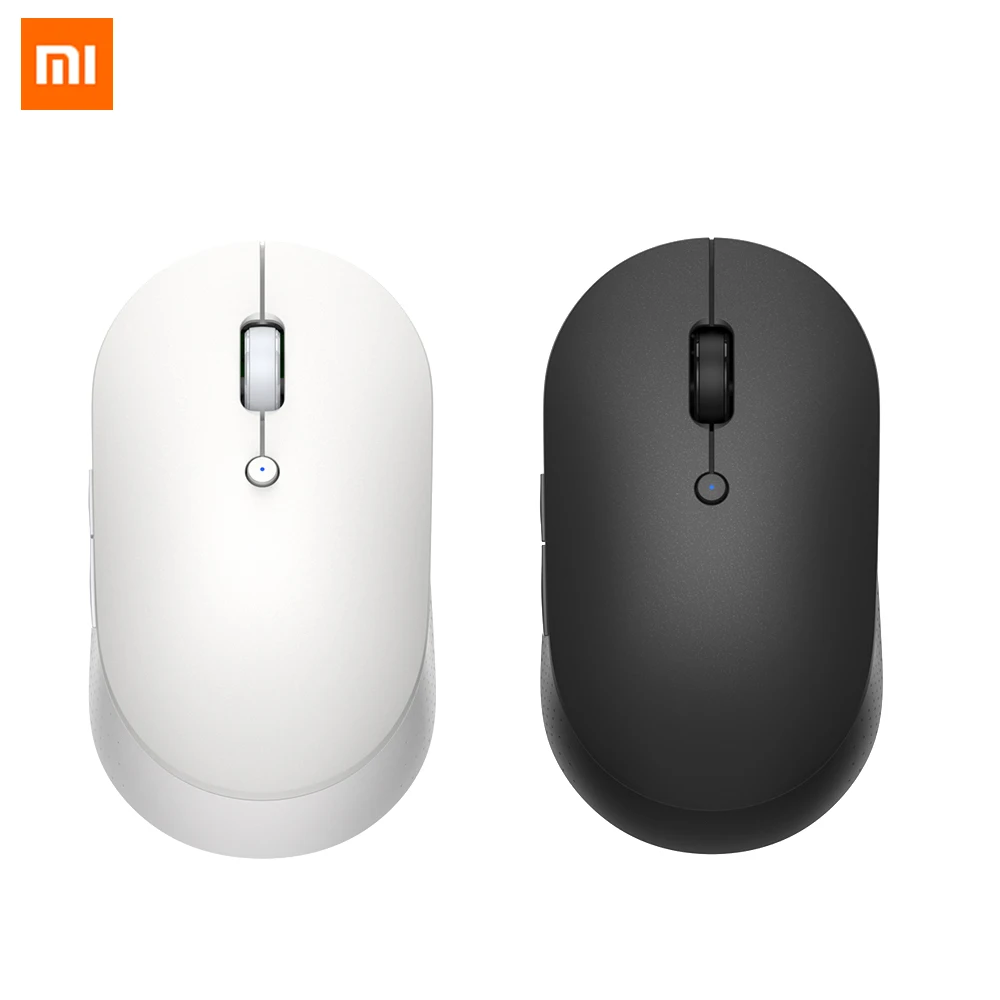 Мышь беспроводная Xiaomi Mi Bluetooth Двухрежимная бесшумная эргономичная USB боковые