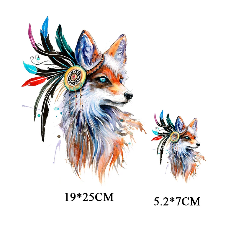 

Cool Animal Patches Set for Parent-childs Ironing on Press Heat Transfers Clothes Stickers for Families DIY Appliques Patch