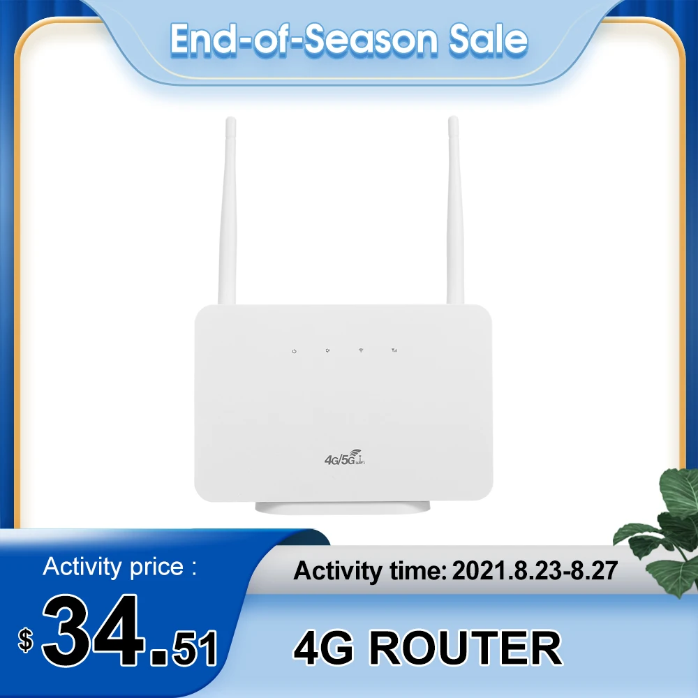 4G Беспроводной маршрутизатор LTE CPE 300 Мбит/с с 2 внешние антенны высоким