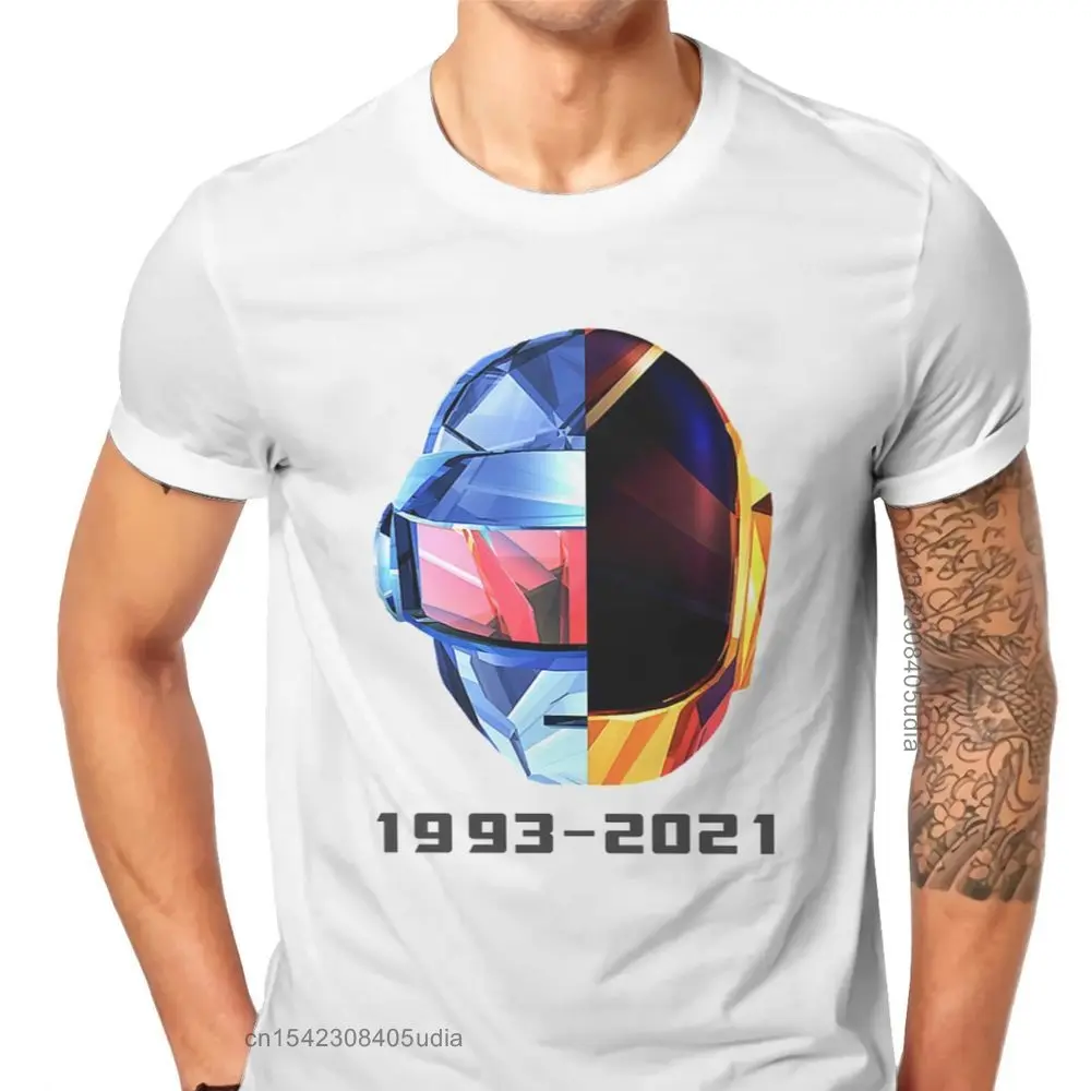 Daft Punk Electronic Music Band 1993-футболка с изображением шлема Высококачественная