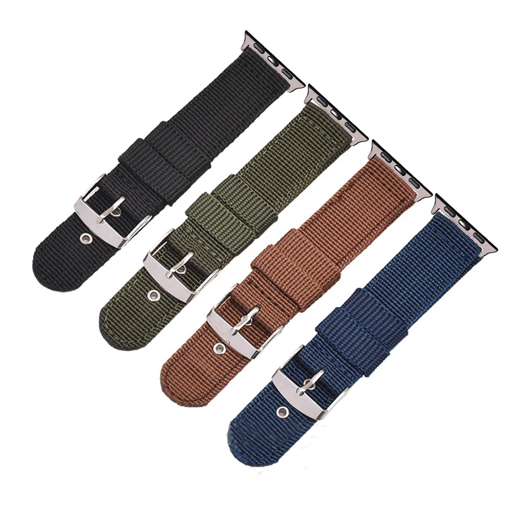 

Ремешок для часов в индивидуальном стиле, ремешок для часов Apple Watch Series SE 6 5 4, нейлоновый спортивный ремешок для смарт-часов