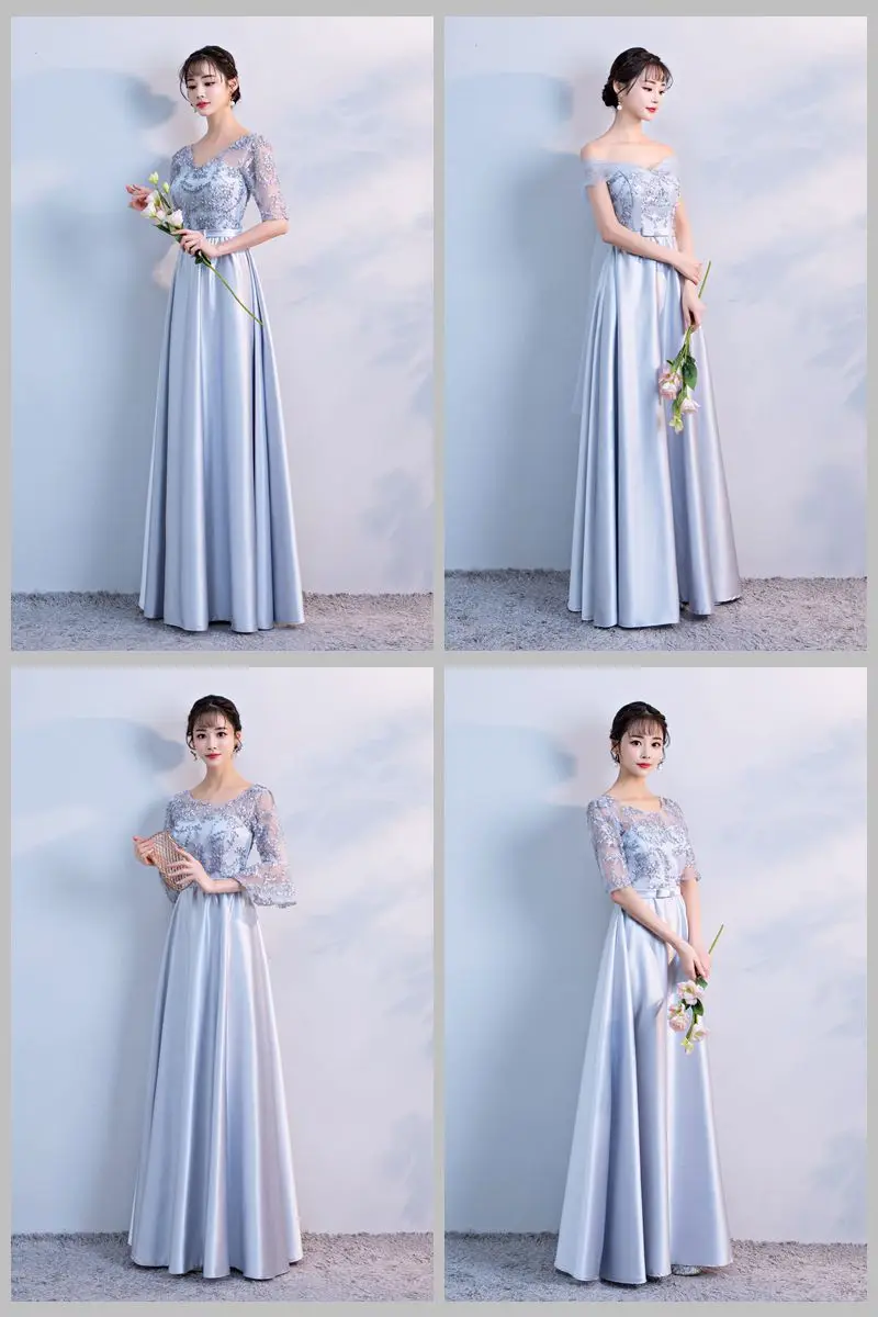 Бургундия невесты Elegnt Длинные платья для свадебной вечеринки длинный Пол Длина