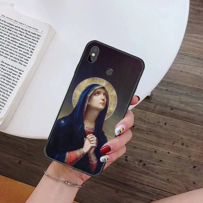 

Virgin Mary Christian Christmas Phone Case For Xiaomi Redmi 7 9t 9se k20 mi8 max3 lite 9 note 8 9s 10 pro Soft Cover Funda