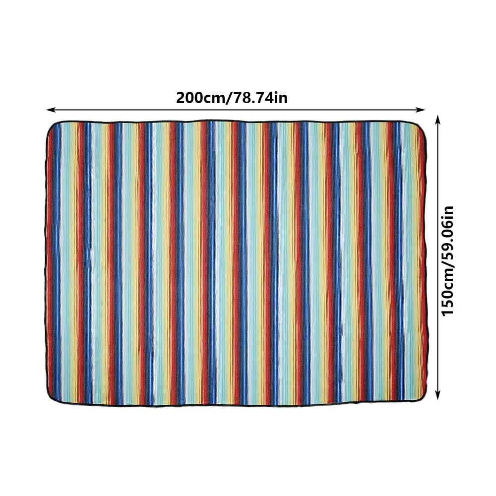 

2 Size Folding Camping Mat Outdoor Beach Picnic Lightweig Waterproof Sleeping Camping Pad Mat Moistureproof Plaid Blanket