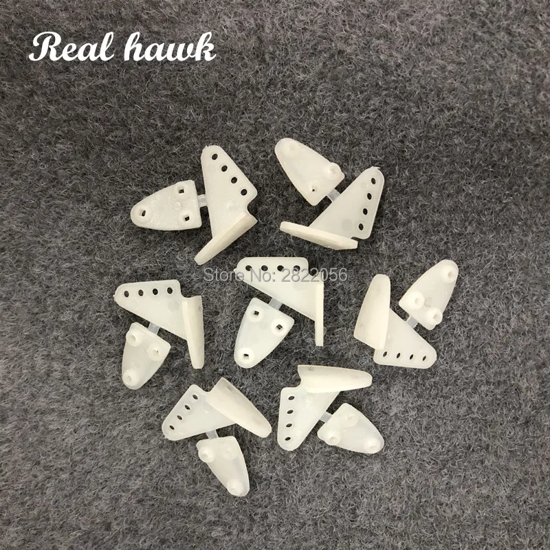 50 Sets/lot nylon triangular Pin Horns 21x20 4hole L21xW11xH20 without screw RC Airplanes Parts Electric Planes Foam Aerom
