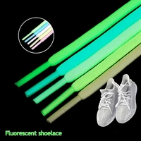 luminous shoe laces high quality fluorescent shoelaces glow in the dark night 5mm diameter round shoelace sneaker laces shoes