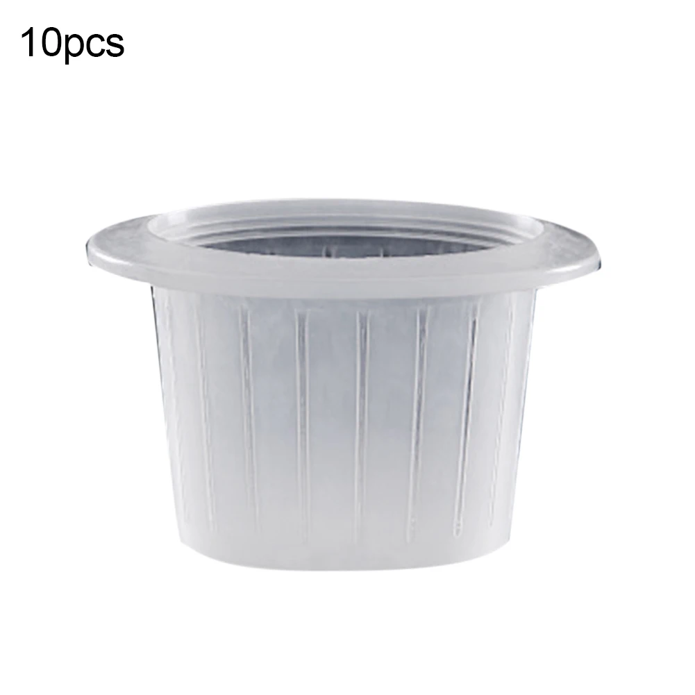 

10Pcs Garden Mesh Net Pot Hydroponic Basket Planting Nursery Root Fixing Holder Solid Root Device Decoration