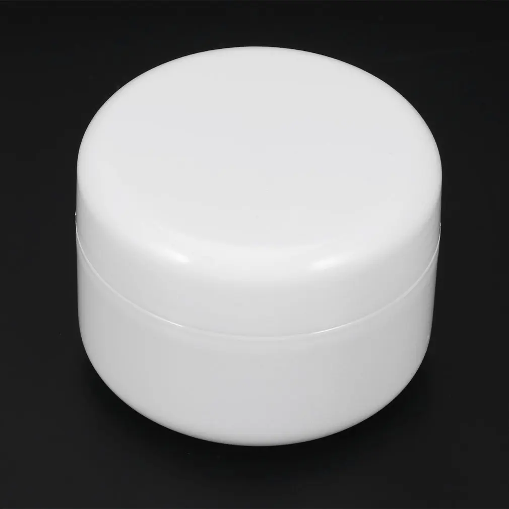 Бутылка для крема круглая пустая PP пластиковая Косметическая емкость