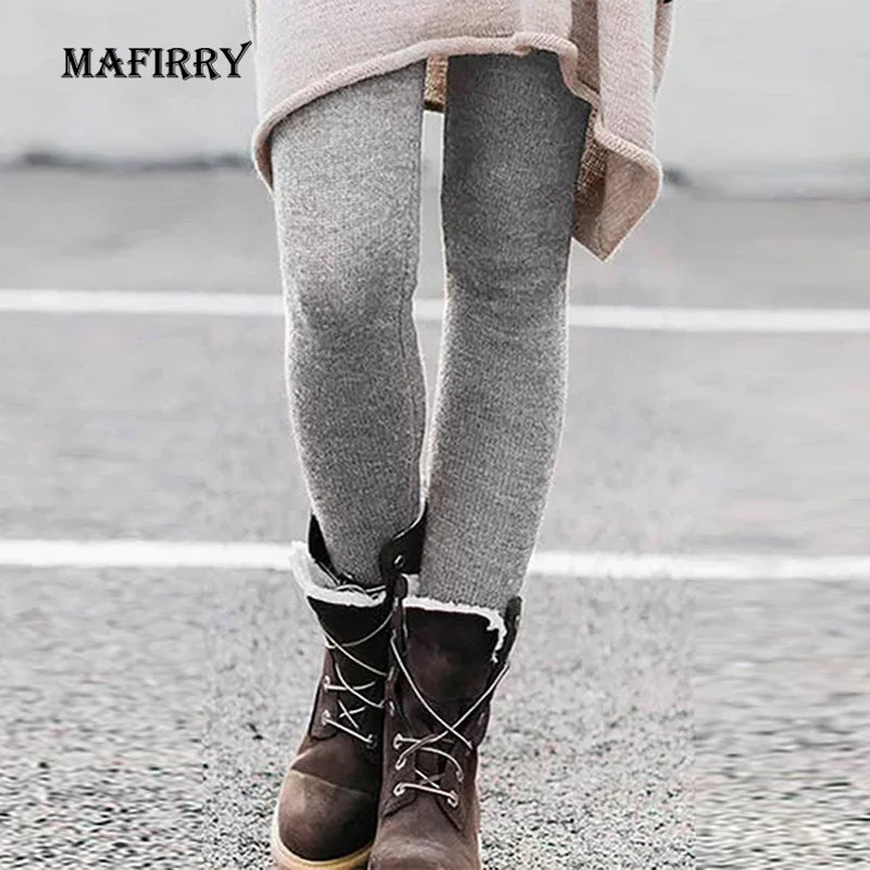 

2021 New Women Autumn Solid Pencil Pants Casual Knitted Elastic Waist Stretchy Pants Slim Plus Size 5XL Streetwear Dropshipping