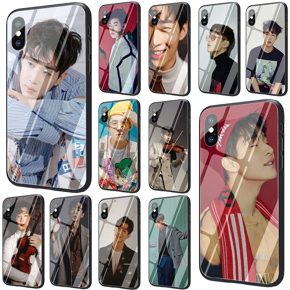 Забавный чехол для телефона из закаленного стекла с рисунком Генри Лау iPhone SE 2020 5