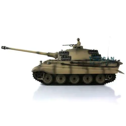 Henglong 1/16 6,0 индивидуальные King Tiger RTR rc Танк FPV 3888A металлические гусеницы TH16205