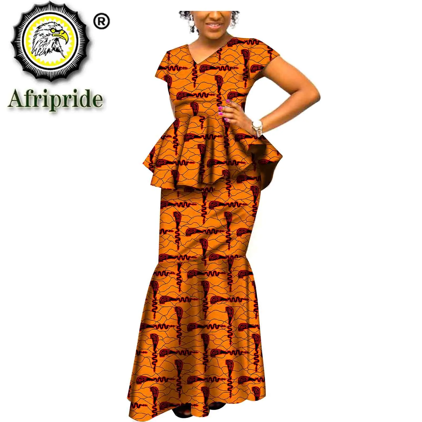 2020 африканские платья для женщин Дашики AFRIPRIDE с принтом Анкары повседневное