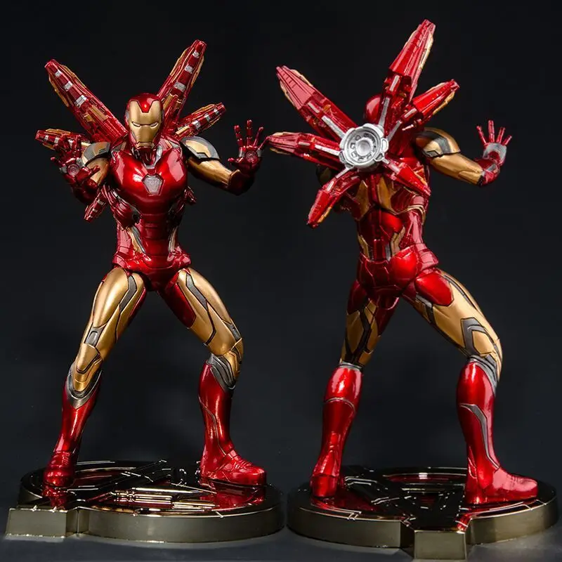 Marvel Мстители 25 см супер герой Человек паук Железный человек Фигурки ПВХ Фигурка