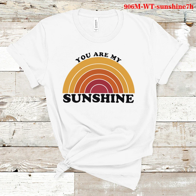 

Harajuku Short Sleeve Bring on The Sunshine Print Tshirts Women Graphic Tee Summer Plus Size Fashion Tshirt Tops Woman Tshirts