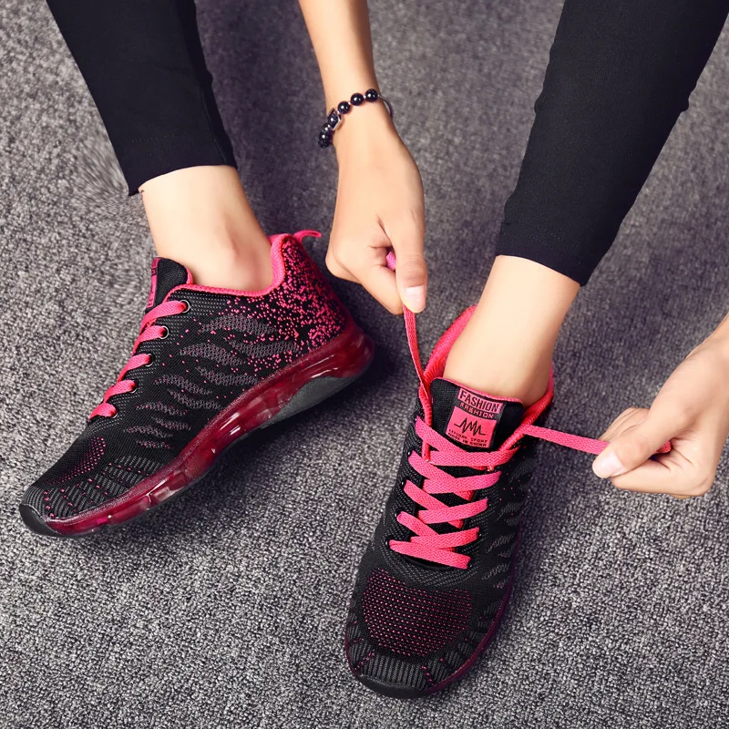 

Sneakers Outdoor Footwear For Women Air Cushion Sports Shoes Woman Mesh Shoes Sports Students Wild NET Women Shoes running