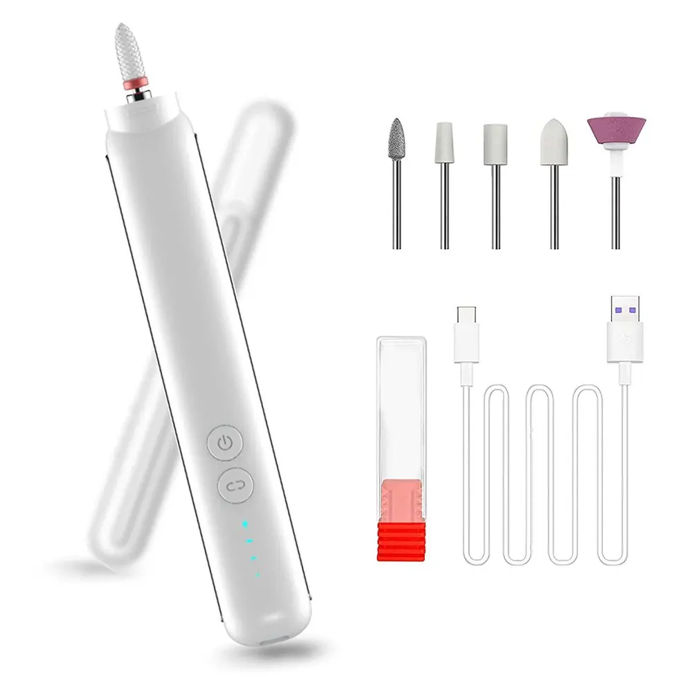 

Portable Electric Nail Drill Machine Electrical Nail File Kit For Acrylic Gel Nails Manicure Pedicure Polishing Shape Tools