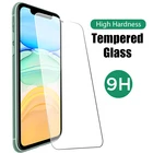 Защитная пленка 9H для экрана iPhone 11 7 8 6 6S 5 5S XS Plus Pro Max, закаленное стекло для iphone XR SE 2020 X