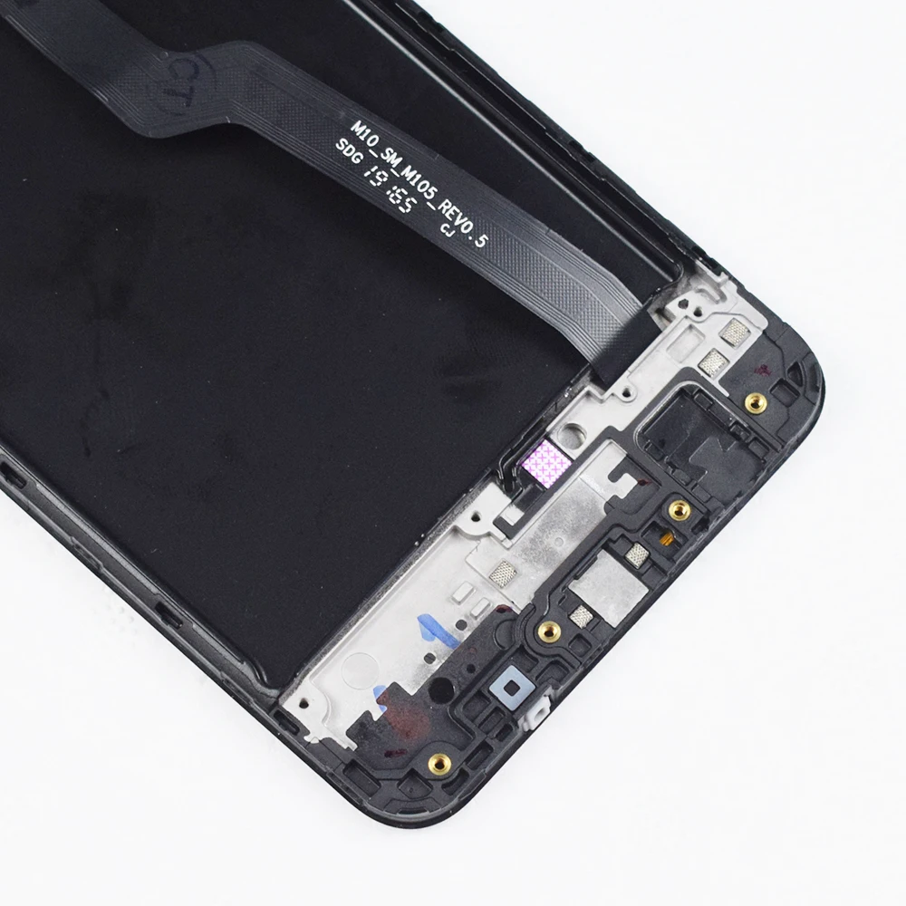 Pantalla LCD t&aacute;ctil para m&oacute;vil, montaje de digitalizador para Samsung Galaxy A10, A105, A105F, 10 unids/lote-2