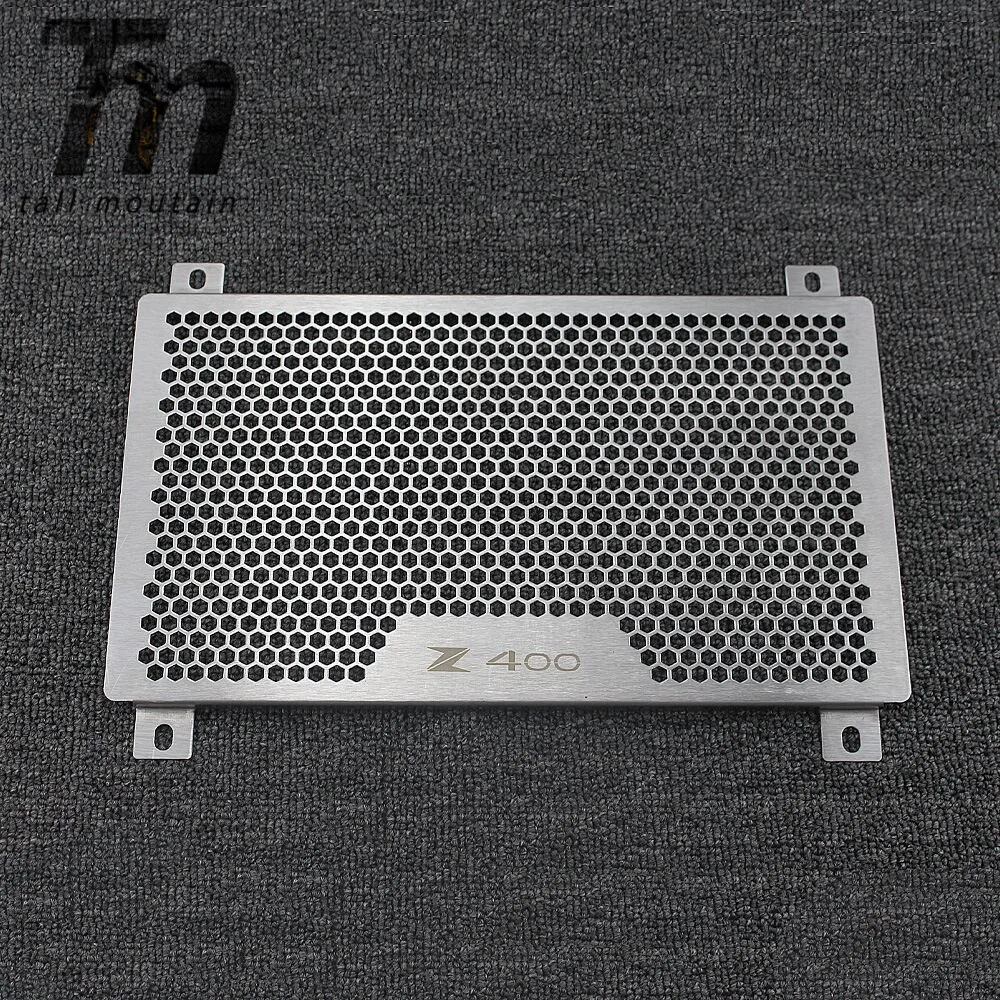 

For KAWSAKI Z400 Z 400 2019 Motorcycle Radiator Grille Guard Cover Protector Fuel Tank Protection CNC Black