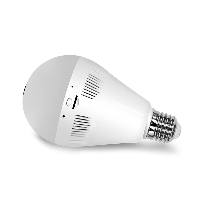 

1080P WiFi IP Wireless 360 Panoramic Fisheye cam Bulb Light Panoramic Home Security Security WiFi CCTV Fisheye Bulb Lamp